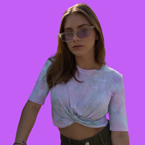 COTTON CANDY CROP TOP