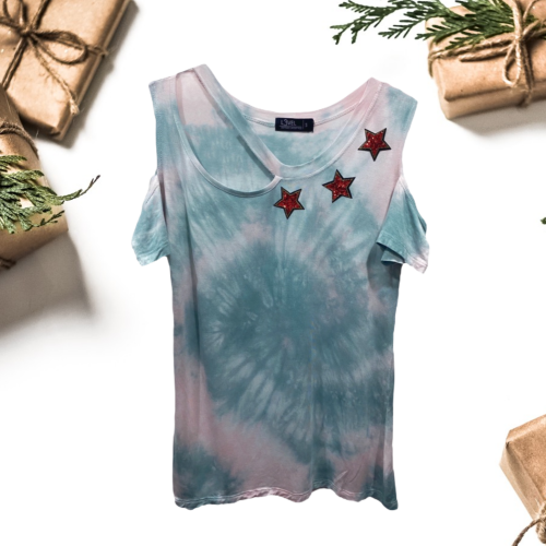 XMAS STARS TIE DYE